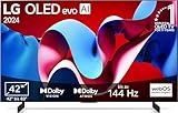 LG OLED42C47LA TV 42' (106 cm) OLED evo Fernseher (α9 Gen7 4K AI-Prozessor, webOS 24, Dolby Vision,...