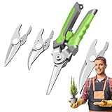 Hogvinnatil Astschere für die Gartenarbeit, Gartenschere – 4 in 1 Schere für Blumen, Pflaumen,...