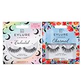 Deluxio Gifts Eylure Enchanted X Skinnydip Strip Lashes Crescent 3D Faux Mink und Forever Light &...