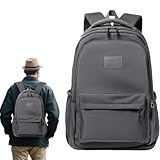 Lässiger Rucksack, Schultasche, großes Fassungsvermögen, wasserdicht, Tragetasche für Laptop,...