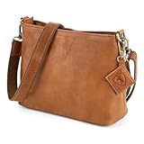 Berliner Bags Vintage Umhängetasche Marbella S, Mittelgroße Schultertasche Crossbody Bag aus...