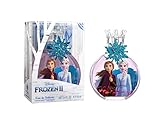 Frozen II Parfüm für Kinder: Eau de Toilette im schönen Glasflakon, Glitzer Schneeflocke und...