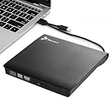 Reagle Externes CD/DVD Laufwerk USB-C & USB-A 2-in-1 Externer Brenner & Leser für Laptop Windows...