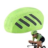 Helm Regenabdeckung – 2 Stück Reflektierende Fahrrad Regenhülle Für Fahrradhelm | Wasserdichter...