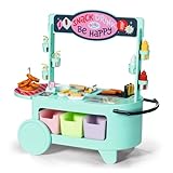 BABY Born Snack Shop, Essensstand für Puppen mit Soundeffekten, 25 Verschiedene Fastfood-Snacks,...