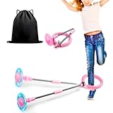Jalunth Springring Fußkreisel Swing Wheel Outdoor Draußen Garten Strand Draussen Blinkt Spielzeug...