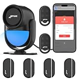 CPVAN WiFi Alarmanlage Haus mit PIR-Bewegungsmelder, Drahtloses DIY-Smart-Alarmsystem mit 4...