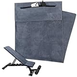 taonganui Fitness Handtuch mit Reißverschluss Tasche, 120x50cm Saugfähiges Sporthandtuch...