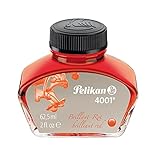 Pelikan Tintenglas Tinte 4001®, Brilliant-Rot, 62,5 ml, 1 Glas