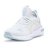 PUMA Damen Softride Enzo 5 Cross-Trainingsschuhe, Silver Mist-haute Tropic-Gold Moon Ah25, 37.5 EU