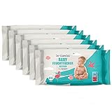 by Amazon Baby Feuchttücher Sensitiv, Unparfümiert, 480 Stück (6 packungen mit 80)