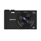 Sony DSCWX350 Digitale Kompaktkamera mit WLAN und NFC (18,2 MP, 20x optischer Zoom) - Schwarz...