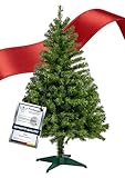 120 cm Künstlicher Weihnachtsbaum klein aus 100% PVC – Dicht & Formstabil mit 400 Zweigen (Ø 75...