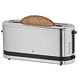 WMF Küchenminis Toaster Langschlitz mit Brötchenaufsatz, 2 Scheiben, XXL, Bagel-Funktion, 7...