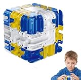 3D Labyrinth Würfel & Maze Cube – Geduldspiel für Kinder & Erwachsene – Geschicklichkeitsspiel...