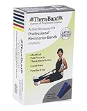 THERABAND Widerstandsbänder Set, Professionelles Latexfreies Elastikband für Ober- &...