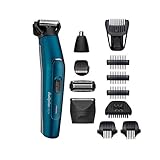 BaByliss MT890E Japanese Steel 12-1 Multitrimmer MT890E mit 12 Aufsätzen für Gesicht und Körper,...