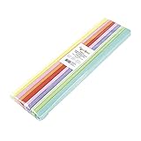 gimboo - Krepppapier 10 Rollen Pastel 50 x 200 cm Sortiert/Kreppband Bunt Bänder Crepe Paper/ideal...