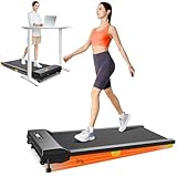 Walking Pad mit 9% Steigung, Walking Pad mit Sechs-Punkt-Stoßdämpfung, leises Laufband...