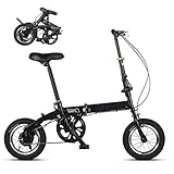 BradOc Erwachsene Jugendliche Klapprad in12 Zoll Schnellfaltsystem Leichter Rahmen Single Speed...