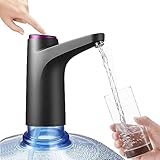 ZHITING Wasserflaschen Pumpe,5 Gallonen USB-Lade Automatische Trinkwasserpumpe,Wasserspender 5...