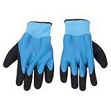 FTVOGUE Kältebeständige Arbeitshandschuhe, Latexbeschichtete, mit Nylon Isolierte Winterhandschuhe...