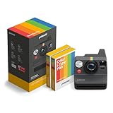 Polaroid - Now Gen 3 - Sofortbildkamera - Bundle Kamera + Farbfilm (16 Fotos) Schwarz (6560)