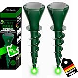 EdenGardens® 2er Pack 'MOLE Repeller' Maulwurf Vertreiber bestes Mittel gegen Wühlmäuse &...