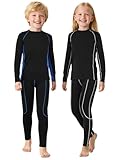 Ruisita Thermounterwäsche Kinder Skiunterwäsche Set Sport Funktionsunterwäsche Jungen mädchen...