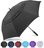 ZOMAKE Regenschirm Sturmfest Groß,M Golf Umbrella Stockschirm mit Auf-Automatik für Herren Damen -...