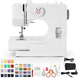 Mechanische Nähmaschine für Näh-Einsteiger & Anfänger, 12 Stichprogrammen, Freiarm, Nählicht &...