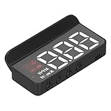 Head-Up-Display, OBD2-HUD-Windschutzscheibenprojektor, Multifunktionsanzeige, Alarm,...