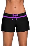 Urchics Damen-Badeanzug, Tankini-Unterteil, Badehose, Badehose, Übergröße - - Medium