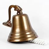 Schiffsglocke aus nautischem Aluminium, AL 8623 (Messing antik)