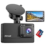 Dashcam Auto Vorne, 1080P FHD Dash cam mit Nachtsicht, WDR und 176° Weitwinkel Autokamera, 3'...