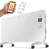 KESSER® Elektro Glasheizung Glaskonvektor Elektroheizung Heizung Heizkörper ✓ Touchscreen ✓...
