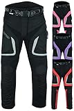 Texpeed Motorradhose Damen Mit Protektoren - Wasserdicht Motorroller Textil Für Sommer oder Winter...