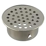 Bodenschutz-Filtereinsatz für Entwässerung, PVC-Abdeckung, 304 Edelstahl, Dachablauf, Hohlrohr,...