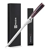 PAUDIN Schinkenmesser 25 cm, Professionelles Küchenmesser aus deutschrostfreiem Edelstahl 1.4116 -...