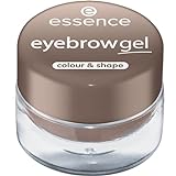 essence cosmetics eyebrow gel COLOUR & SHAPE, Augenbrauen, Nr. 03 light-medium brown, braun,...