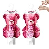 2PC Erdbeer-Handcreme, Feuchtigkeitscreme für Trockene, Soft Hand & Nagelcreme, Hand Cream,...