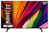 Telefunken 4K Fernseher 50 Zoll Smart TV (UHD, Dolby Vision HDR, Dolby Atmos, HD+ 6 Monate inkl.,...