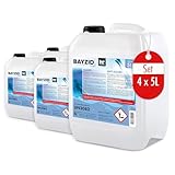 4x5 L BAYZID® Pool Algizid Algenverhütung - Präventives Anti Algenmittel für Schwimmbad & Pool -...