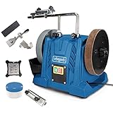 Scheppach Nass-Schleifsystem TIGER5000S inkl. Homekit | 150W Induktionsmotor | Schleifstein aus...