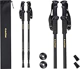 Outtec Wanderstöcke, Nordic Walking Stöcke - 65-135cm - Ultraleicht Trekkingstöcke für Damen und...