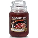 Yankee Candle Duftkerze im Glas| Crisp Campfire Apples | Brenndauer bis zu 150 Stunden|Große Kerze...