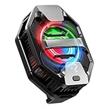 Handy-Kühler | Kühlpad Für Smartphone - Tragbarer Halbleiter-Radiator Mit RGB-Beleuchtung Für...