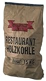 HOLZKOHLE 15KG - Profi-Steakhouse-Grillkohle Quebracho Blanco & Viñal - Restaurant-Holzkohle mit...