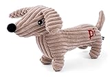 Petface Hundespielzeug aus Kord, Hellbraun