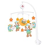 Fehn Musik Mobile Forest - Baby Einschlafhilfe Musikspielzeug mit Waldtieren - Spieluhr Melodie...